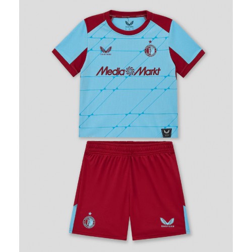 Feyenoord Tredje sæt Børn 2025-26 Kortærmet (+ Korte bukser)